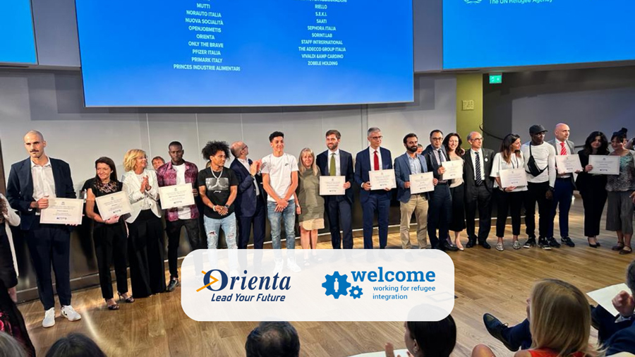 Orienta receives the unhcr inclusivity award for the third year running.